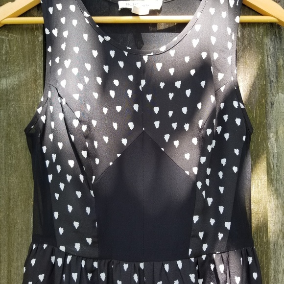 BCBGeneration Fit & Flare Black Dress w/ POCKETS - Picture 6 of 8